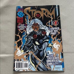 Marvel Storm Comic with Black and Silver Highlights